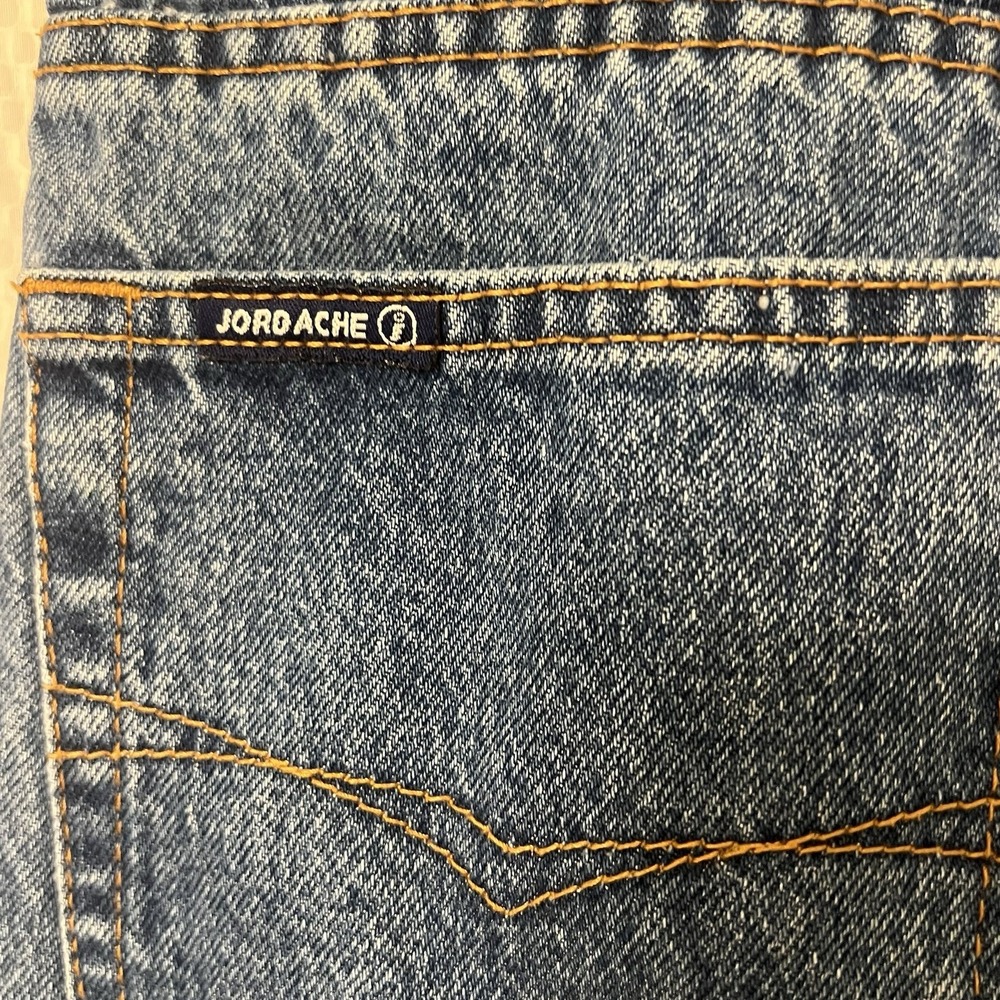 VINTAGE Jordache Womens‎ Jeans 28 X 29 High Rise Zip Ankle Tapered USA 80s 90s - Picture 3 of 6